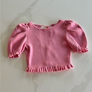 Endless Rose Pink Puff Sleeve Top